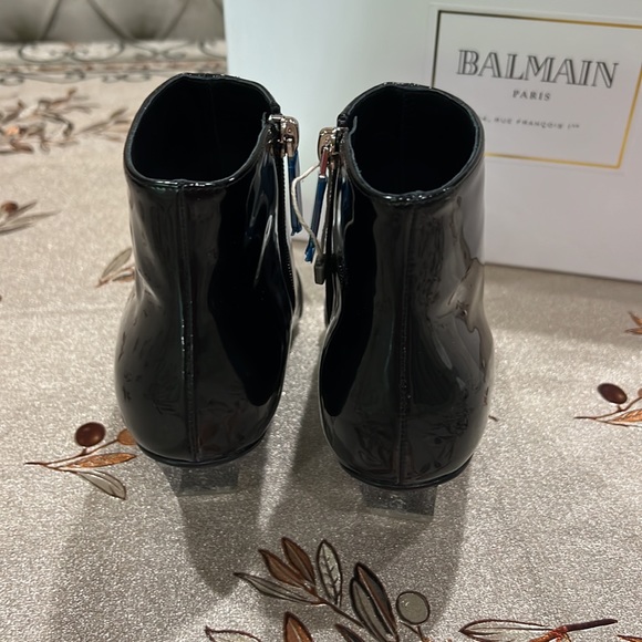 - Balmain Patent Leather Booties - Picture 3 of 13